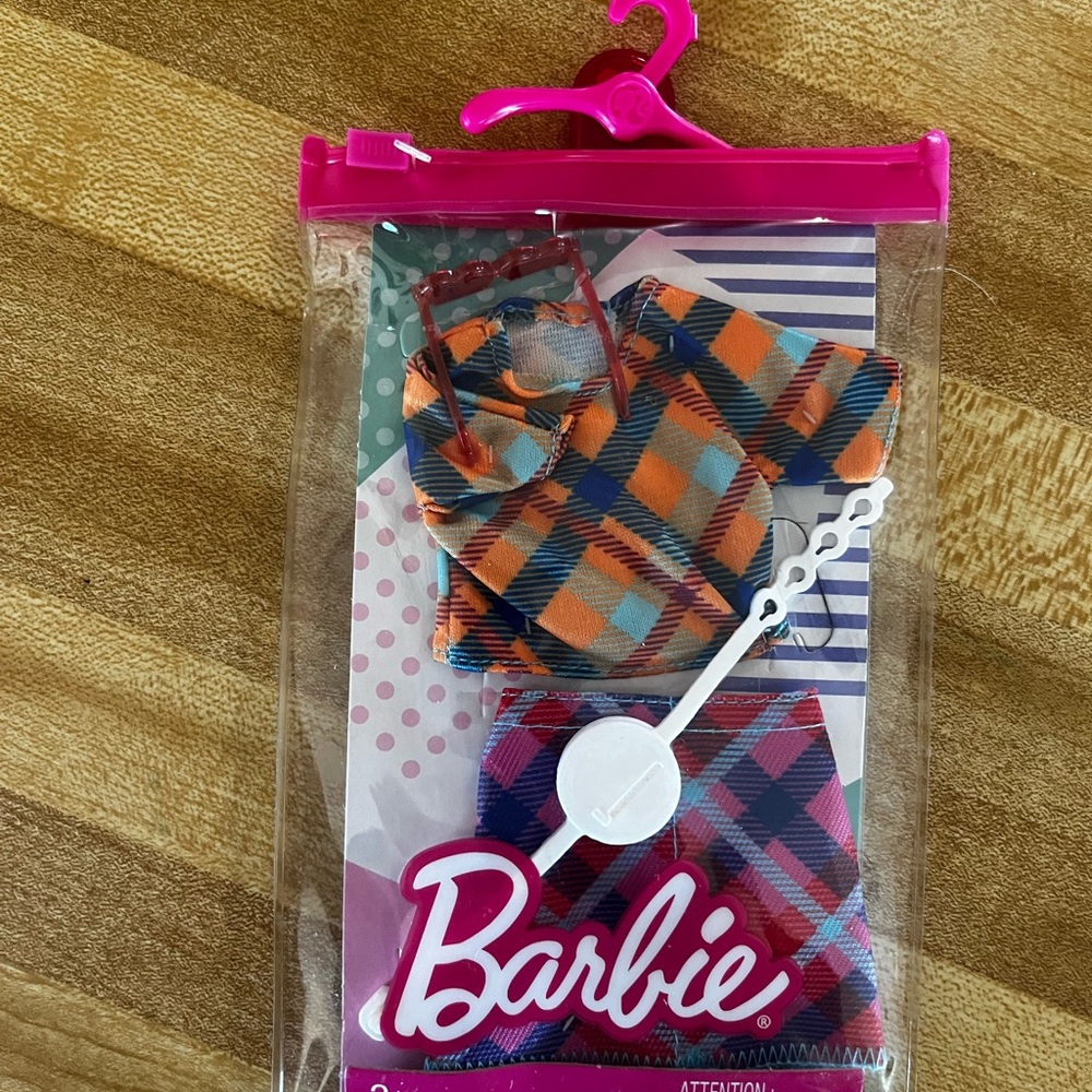 Barbie Kids Plaid Accessory Set - Multicolor